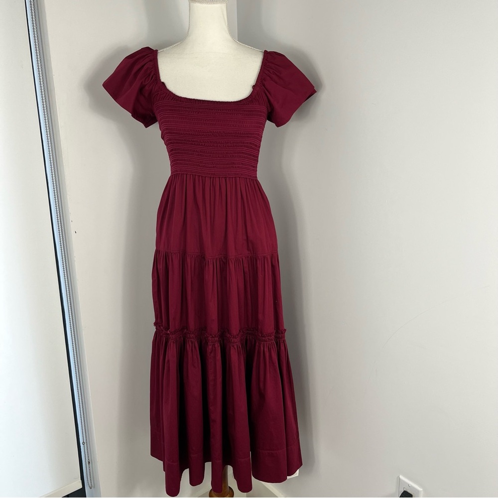 La Ligne smocked midi dress